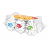 Набор из 6 мастурбаторов Tenga EGG Easy Beat с различным рельефом - Tenga - в Димитровграде купить с доставкой