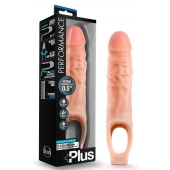 Телесный реалистичный фаллоудлинитель 9 Inch Silicone Cock Sheath Penis Extender - 22,86 см. - Blush Novelties - в Димитровграде купить с доставкой