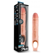 Телесный реалистичный фаллоудлинитель 10 Inch Silicone Cock Sheath Penis Extender - 25,4 см. - Blush Novelties - в Димитровграде купить с доставкой