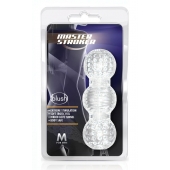 Прозрачный фигурный мастурбатор Master Stroker - Blush Novelties - в Димитровграде купить с доставкой