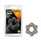 Дымчатое эрекционное кольцо Stay Hard Thick Bead Cock Ring - Blush Novelties - в Димитровграде купить с доставкой