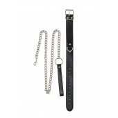 Черный ошейник с поводком Wild - Lola Games - купить с доставкой в Димитровграде