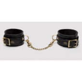 Черные оковы на ноги Bound to You Faux Leather Ankle Cuffs - Fifty Shades of Grey - купить с доставкой в Димитровграде
