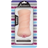 Телесный мастурбатор-вагина X-Basic Pocket Pussy без вибрации - Lovetoy - в Димитровграде купить с доставкой