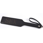 Черная гладкая шлепалка SEX - 35 см. - Sitabella - купить с доставкой в Димитровграде