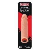 Телесная насадка EXTENDER WITH BALL STRAP 6.5 - 17 см. - Dream Toys - в Димитровграде купить с доставкой