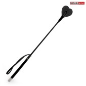 Черный стек с наконечником-сердечком - 54 см. - Notabu - купить с доставкой в Димитровграде