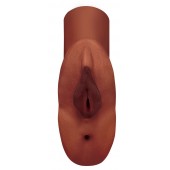 Коричневый мастурбатор Perfect Pussy Double Stroker - Pipedream - в Димитровграде купить с доставкой