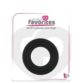 Набор из 3 эрекционных колец SILICONE COCKRINGS - Dream Toys - в Димитровграде купить с доставкой