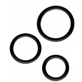 Набор из 3 эрекционных колец SILICONE COCKRINGS - Dream Toys - в Димитровграде купить с доставкой