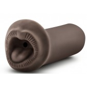 Коричневый мастурбатор-ротик Naughty Nicole - Blush Novelties - в Димитровграде купить с доставкой