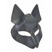 Серая маска Wolf с клепками - Sitabella - купить с доставкой в Димитровграде