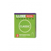 Гладкие презервативы LUXE Royal Classic - 3 шт. - Luxe - купить с доставкой в Димитровграде