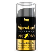 Жидкий интимный гель с эффектом вибрации Vibration! Vodka Energy - 15 мл. - INTT - купить с доставкой в Димитровграде