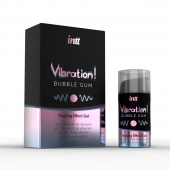 Жидкий интимный гель с эффектом вибрации Vibration! Bubble Gum - 15 мл. - INTT - купить с доставкой в Димитровграде