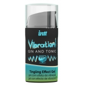 Жидкий интимный гель с эффектом вибрации Vibration! Gin   Tonic - 15 мл. - INTT - купить с доставкой в Димитровграде