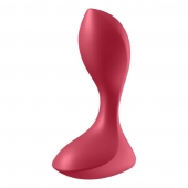 Красный вибромассажёр простаты Satisfyer Backdoor Lover - 14 см. - Satisfyer - в Димитровграде купить с доставкой