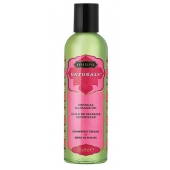 Массажное масло Naturals Strawberry Dreams с ароматом клубники - 59 мл. - Kama Sutra - купить с доставкой в Димитровграде