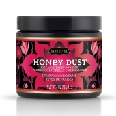 Пудра для тела Honey Dust Body Powder с ароматом клубники - 170 гр. - Kama Sutra - купить с доставкой в Димитровграде