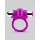 Лиловое виброкольцо с пультом ДУ Remote Control Cock Ring - Happy Rabbit - в Димитровграде купить с доставкой
