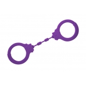 Фиолетовые силиконовые поножи Limitation - Lola Games - купить с доставкой в Димитровграде