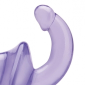 Фиолетовый безремневой страпон Strapless Strap-On - Lux Fetish - купить с доставкой в Димитровграде
