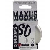 Экстремально тонкие презервативы в железном кейсе MAXUS Extreme Thin - 3 шт. - Maxus - купить с доставкой в Димитровграде
