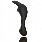 Черное эрекционное кольцо с двумя моторами Zeus Dual Vibe Cock Ring - FeelzToys - в Димитровграде купить с доставкой