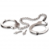 Металлические наручники Metal Leg Cuffs - Pipedream - купить с доставкой в Димитровграде