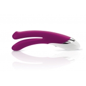 Двойной лиловый вибратор Mystim Bon Aparte - 25 см. - MyStim
