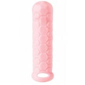 Розовый фаллоудлинитель Homme Long - 15,5 см. - Lola Games - в Димитровграде купить с доставкой