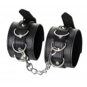 Черные оковы Anonymo из искусственной кожи - ToyFa - купить с доставкой в Димитровграде