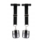 Черно-серебристые фиксаторы для рук на дверь Anonymo - ToyFa - купить с доставкой в Димитровграде