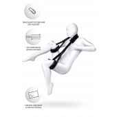 Черные кожаные стропы для фиксации Anonymo - ToyFa - купить с доставкой в Димитровграде