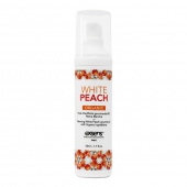 Разогревающее массажное масло Gourmet White Peach Organic с органическими ингредиентами - 50 мл. - Exsens - купить с доставкой в Димитровграде