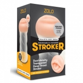 Мастурбатор-ротик ZOLO DEEP THROAT - Zolo - в Димитровграде купить с доставкой