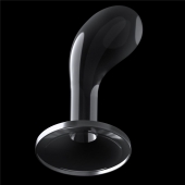 Прозрачный стимулятор простаты Flawless Clear Prostate Plug - 15 см. - Lovetoy - в Димитровграде купить с доставкой
