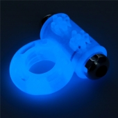 Голубое, светящееся в темноте эрекционное виброкольцо Lumino Play Vibrating Penis Ring - Lovetoy - в Димитровграде купить с доставкой