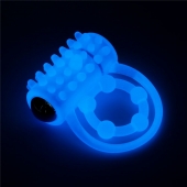 Голубое, светящееся в темноте виброкольцо Lumino Play Vibrating Penis Ring - Lovetoy - в Димитровграде купить с доставкой