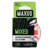 Презервативы в пластиковом кейсе MAXUS AIR Mixed - 3 шт. - Maxus - купить с доставкой в Димитровграде