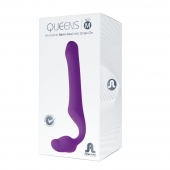 Лиловый безремневой страпон Queens M - Adrien Lastic - купить с доставкой в Димитровграде