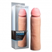Телесная фаллическая насадка на пенис Magnum Xtender - 23 см. - Blush Novelties - в Димитровграде купить с доставкой