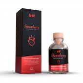 Массажный гель с ароматом клубники Strawberry - 30 мл. - INTT - купить с доставкой в Димитровграде