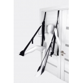 Черные секс-качели на дверь Anonymo №0505 - ToyFa - купить с доставкой в Димитровграде