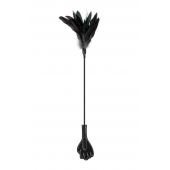Двусторонний стек-щекоталка Sweet Caress Feather Whip - 58 см. - Sweet Caress - купить с доставкой в Димитровграде