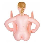 Надувная секс-кукла с реалистичной головой и поднятыми ножками - ToyFa - в Димитровграде купить с доставкой