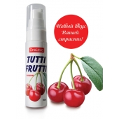Гель-смазка Tutti-frutti с вишнёвым вкусом - 30 гр. - Биоритм - купить с доставкой в Димитровграде