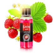 Массажное масло Eros fantasy с ароматом земляники - 50 мл. - Биоритм - купить с доставкой в Димитровграде