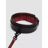 Стильный ошейник с поводком Reversible Faux Leather Collar and Lead - Fifty Shades of Grey - купить с доставкой в Димитровграде
