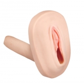 Мастурбатор-вагина с вибрацией и выносным пультом управления REALSTUFF SMOOTH   BALD - Dream Toys - в Димитровграде купить с доставкой